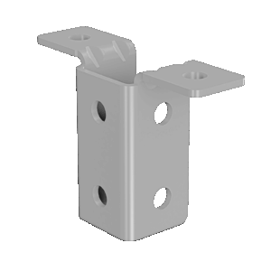 Vinkilfótur - 2 arma - streigt - 180°