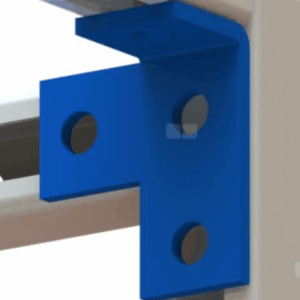 Prófílfesting - horn .m tengiplötu - 41