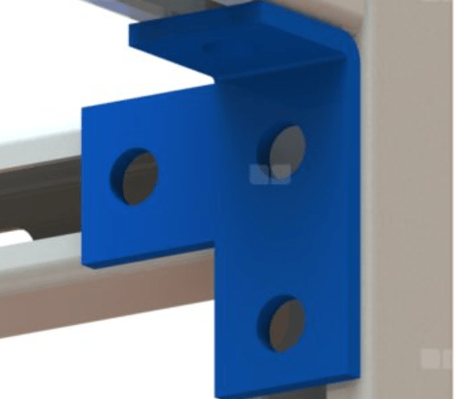 Prófílfesting - horn .m tengiplötu - 41