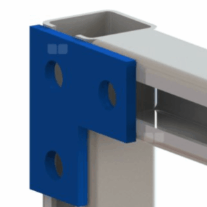 Prófílfesting - horn- 92mm