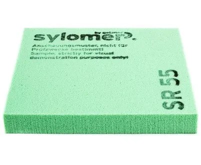 Titringskubbur -10x10cm - SR-55 - 25mm