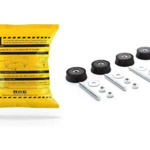 Titringsfætur - S-60 - Max 150kg - Sett